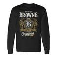 Het Is Een Browne Ding Je Zou Het Niet Begrijpen Browne Naam Langarmshirts Geschenkideen