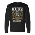 Het Is Een Kunz Ding Je Zou Het Niet Begrijpen Kunz Naam Langarmshirts Geschenkideen