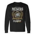 Het Is Een Meiners Ding Je Zou Het Niet Begrijpen Meiners Naam Langarmshirts Geschenkideen