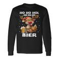 Ho Ho Hol Mir Mal Ein Bier Reindeer Saying Christmas Langarmshirts Geschenkideen