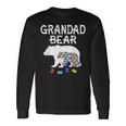 Hombre Grandad Bear Autism Awareness Autism Papa Daddy Camiseta de manga larga Ideas de regalos