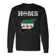 Homs Syria Free Syria Flag Syrian Langarmshirts Geschenkideen