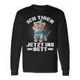 Ich Tiger Jetzt Ins Bett Schlafen Pyjamas Tired Pyjama Langarmshirts Geschenkideen