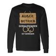 Ironie Office Auser Betriebs Auser Betriebs Langarmshirts Geschenkideen