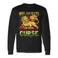 Who Jah Bless No Man Curse Reggae Lover Rasta Langarmshirts Geschenkideen