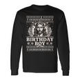 Jesus Birthday Boy Happy Birthday Jesus Ugly Christmas Langarmshirts Geschenkideen