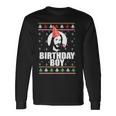 Jesus Nasty Christmas Knitted Jacket With Birthday Boy Langarmshirts Geschenkideen