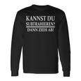 Kannst Du Subtrahieren Dann Zieh Ab Langarmshirts Geschenkideen