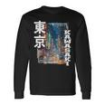 Kawasaki City Retro Japanese Aesthetic Streets Of Kawasaki Langarmshirts Geschenkideen