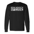 Kein Mensch Ist Illegal Anti Rassismus Tolerance Langarmshirts Geschenkideen