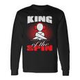 King Of The Spin Edm Dj Music Lover Camiseta de manga larga Ideas de regalos