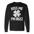 Kiss Me I'm IRizz Irish Rizz Lucky Saint Patricks Day Clover Premium Long Sleeve T-Shirt Gifts ideas