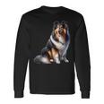 Langhaar Collie Motiv Collie Langarmshirts Geschenkideen