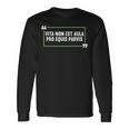 Latin Latin Saying Langarmshirts Geschenkideen