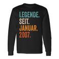 Legend Since January 2007 17 Years Langarmshirts Geschenkideen