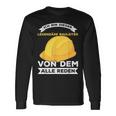 Legendary Construction Manager Builder Construction Site Saying Langarmshirts Geschenkideen