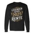 Legends Go 2025 In Retiree Retiree Langarmshirts Geschenkideen