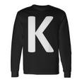 Letter K Langarmshirts Geschenkideen