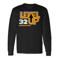 Level Up 32 Completed Juego De 3 Años De Edad Camiseta de manga larga Ideas de regalos