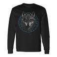 Lobo Ojos Azules Iconosikingos Camiseta de manga larga Ideas de regalos