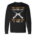 Long Range Shooting Marksman Precision Rifle Shooter Camiseta de manga larga Ideas de regalos