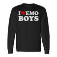 I Love Emo Boys Langarmshirts Geschenkideen