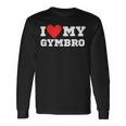 I Love My Gymbro Y2k Sigma Red Heart Langarmshirts Geschenkideen