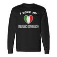I Love My Italian Husband Camiseta de manga larga Ideas de regalos