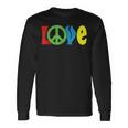 Love Peace Sign Symbol World Planet Freedom Hippie Kindness Long Sleeve T-Shirt Gifts ideas