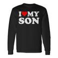 I Love My Son Heart Langarmshirts Geschenkideen