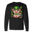 Lucky Pig New Year's Eve Pig New Year Lucky Pigs Langarmshirts Geschenkideen