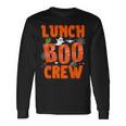 Lunch Lady Boo Crew Cafeteria Halloween Costume Matching Tee Long Sleeve T-Shirt Gifts ideas