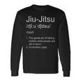 Lustige Bjj Definición De Jiu-Jitsu Brasileño Camiseta de manga larga Ideas de regalos