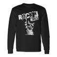 Lustiges Musik Festival Rock Katze Rock N Roll Langarmshirts Geschenkideen