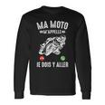 Ma Moto M'appelle Moto Gp Courses Motos Motard Humour T-shirt à manches longues Idées cadeaux