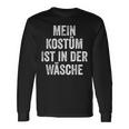 Mein Costume Ist In Der Wäsche Carnival Man Fancy Dress Langarmshirts Geschenkideen