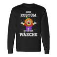 Mein Kostüm Ist In Der Wäsche Clown For Carnival Fancy Dress Langarmshirts Geschenkideen