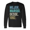 Mejor Marido Desde 1992 33 Aniversario De Boda 33 Años Camiseta de manga larga Ideas de regalos