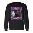 Même Les Méchants Obtiennent Un Chat Saddies Curly T-shirt à manches longues Idées cadeaux