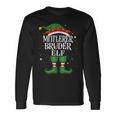 Middle Brother Elf Christmas Family Christmas Langarmshirts Geschenkideen