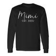 Mimi Est 2025 Mimi To Be New Mimi 2025 Pregnancy Long Sleeve T-Shirt Gifts ideas