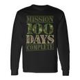 Mission 100 Days Complete Camouflage 100 Days Of School Long Sleeve T-Shirt Gifts ideas