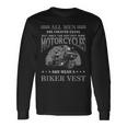 Motociclista Y Rockero En Blanco Y Negro Que Dice Camiseta de manga larga Ideas de regalos