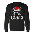 Mr And Mrs Claus Pyjama Santa Langarmshirts Geschenkideen