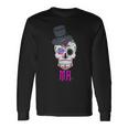 Mr Sugar Intage Avec Tête De Mort Dia De Los Muertos T-shirt à manches longues Idées cadeaux