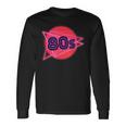 Nacido En Los Años 80 Neon Light Disco Música Cumpleaños Punk Music Camiseta de manga larga Ideas de regalos