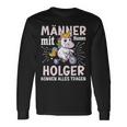 Name Holger Birthday Saying First Name Holger Langarmshirts Geschenkideen