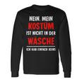 Nein Kostüm Nicht In Der Wäsche Hab Keins Carnival Langarmshirts Geschenkideen