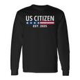 New Us Citizen Est 2025 American Immigrant New Citizenship Long Sleeve T-Shirt Gifts ideas