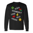 New Year's Eve Birthday New Year Outfit Wishes Lucky Charm Langarmshirts Geschenkideen